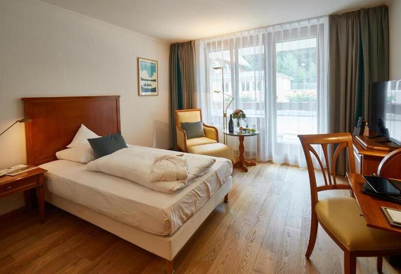 带阳台的标准单人间, Erfurths Bergfried Ferien & Wellness