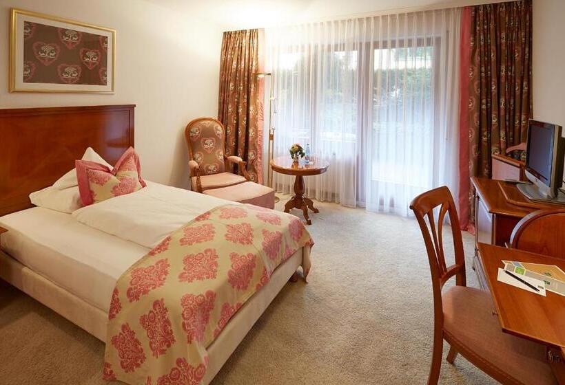 带阳台的标准单人间, Erfurths Bergfried Ferien & Wellness