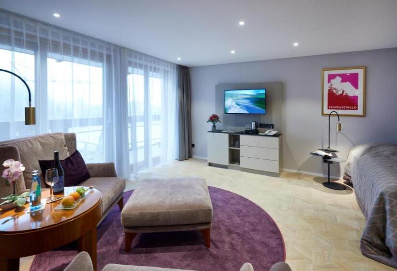 带按摩浴盆的套房, Erfurths Bergfried Ferien & Wellness