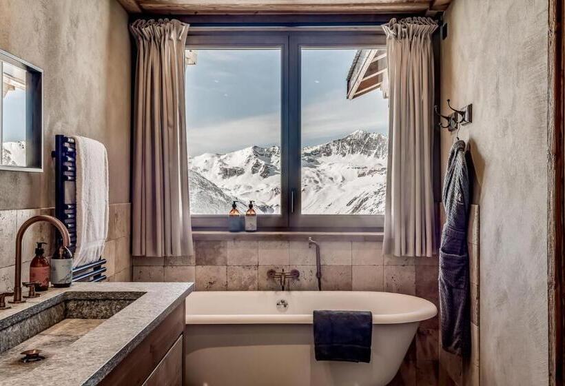 带1个卧室的顶楼公寓, Le Refuge De Solaise 2551 M Altitude