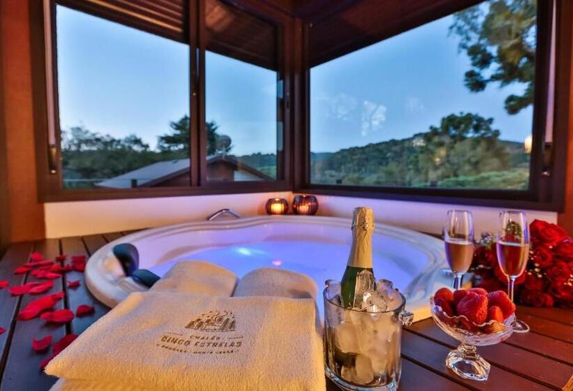 شاليه سوبيريور غرفة نوم واحدة, Chalés Cinco Estrelas