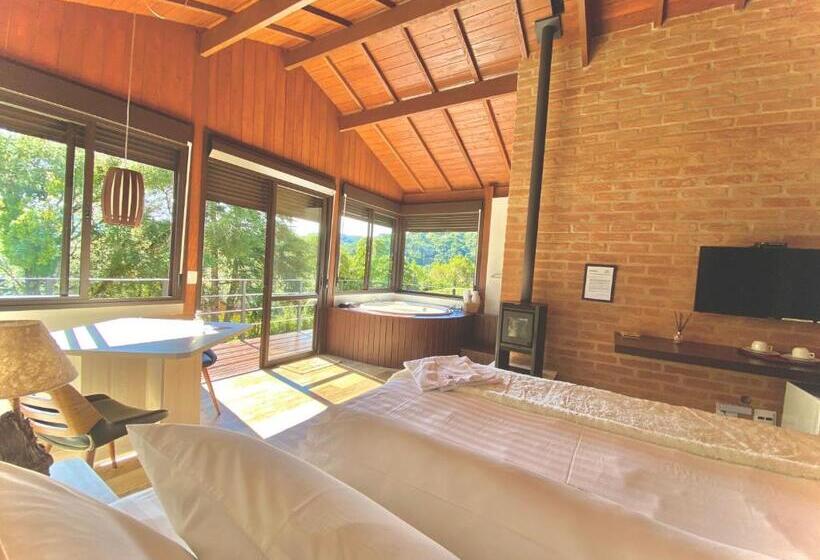 شاليه سوبيريور غرفة نوم واحدة, Chalés Cinco Estrelas