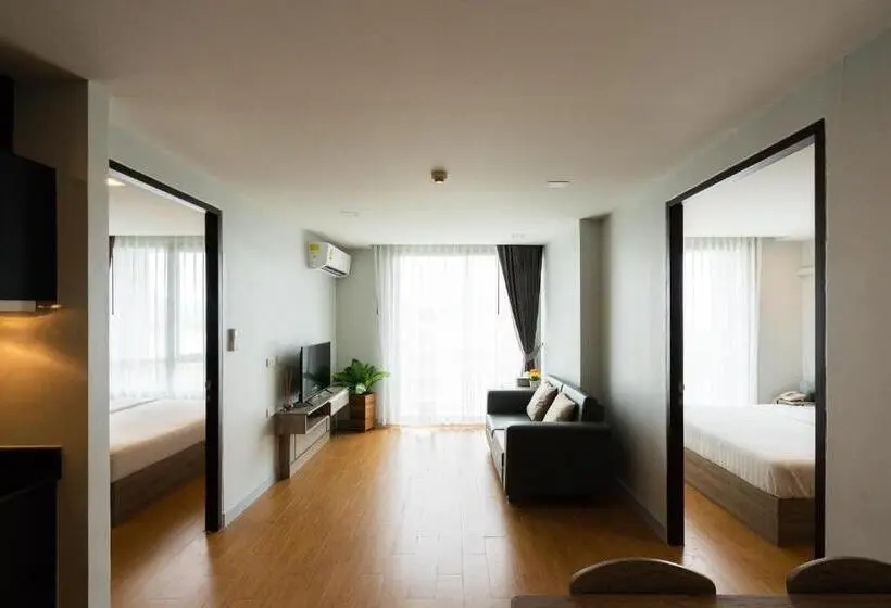 سوئیت 2 خوابه, Onpa Hotel & Residence Bangsaen