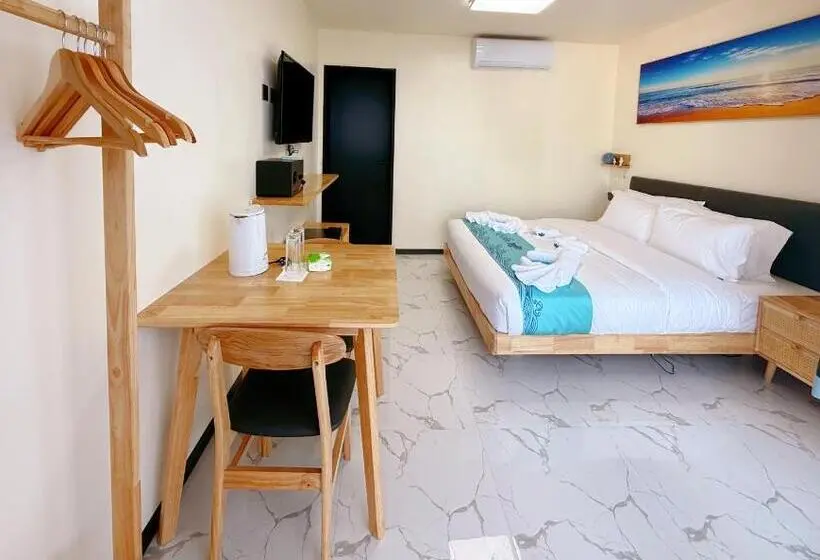 اتاق استاندارد با تخت بزرگ, Luckytito Divers Resort Boracay Island