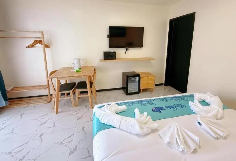 اتاق استاندارد با تخت بزرگ, Luckytito Divers Resort Boracay Island