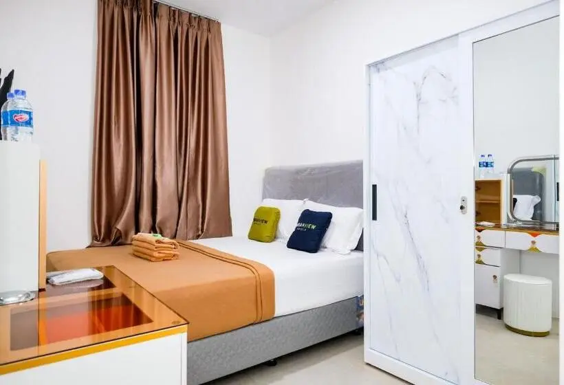 デラックスルーム, Urbanview Tiana Residence Nagoya Batam By Reddoorz