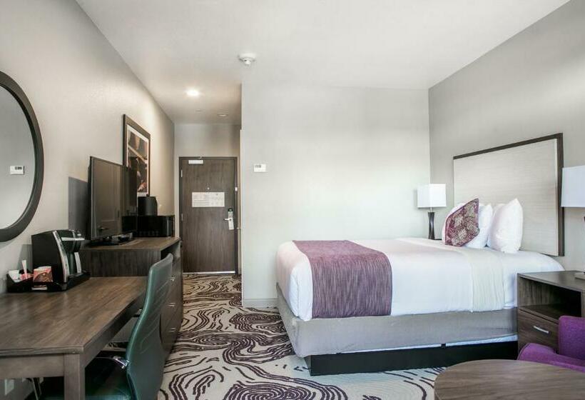 חדר דחוקס עם מיטת קינג, Siri Downtown  Paso Robles