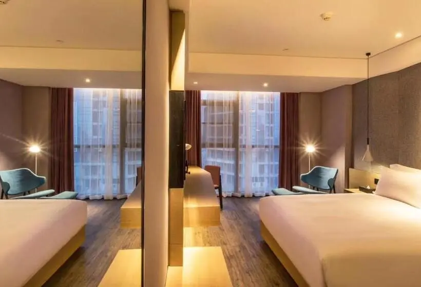 キングサイズベッドのスーペリアルーム, Mercure Suzhou Downtown