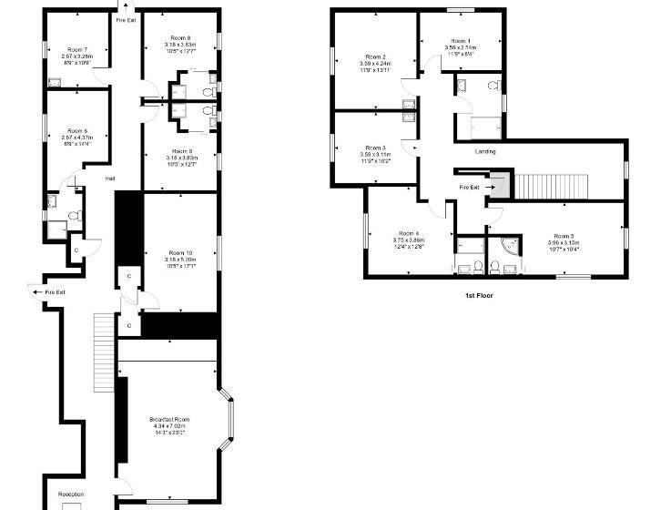 غرفة أساسية ثلاثية, Queensferry Guest House