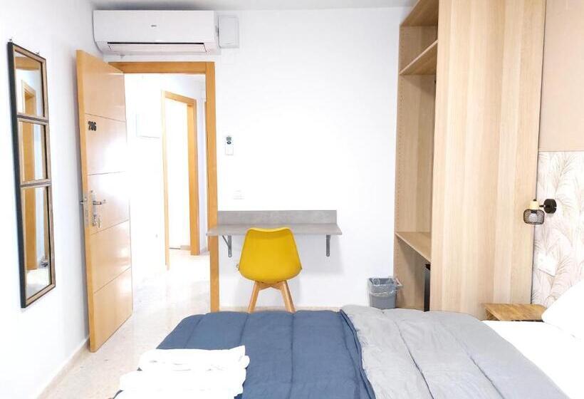 اتاق استاندارد با سرویس بهداشتی مشترک, Habitaciones Barra89