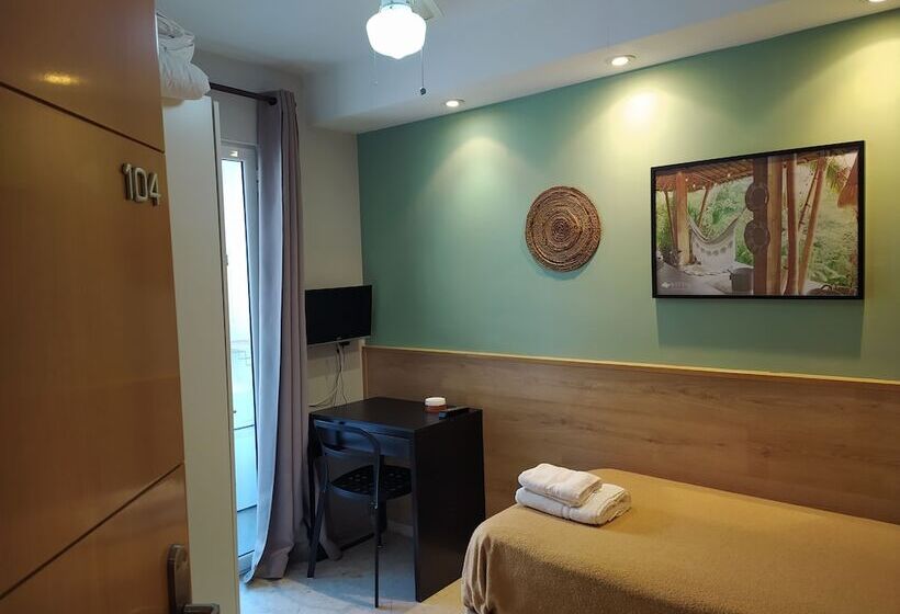 اتاق استاندارد یک تخته با سرویس بهداشتی مشترک, Habitaciones Barra89