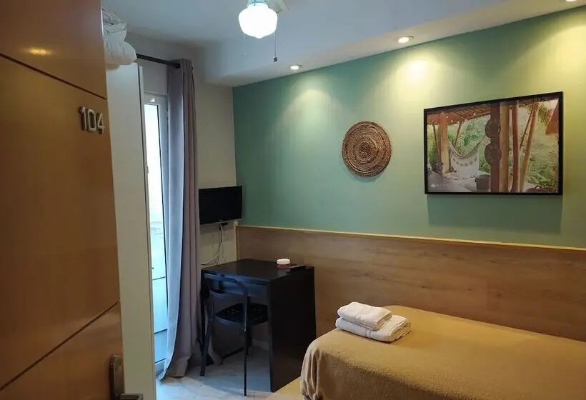 اتاق استاندارد یک تخته با سرویس بهداشتی مشترک, Habitaciones Barra89