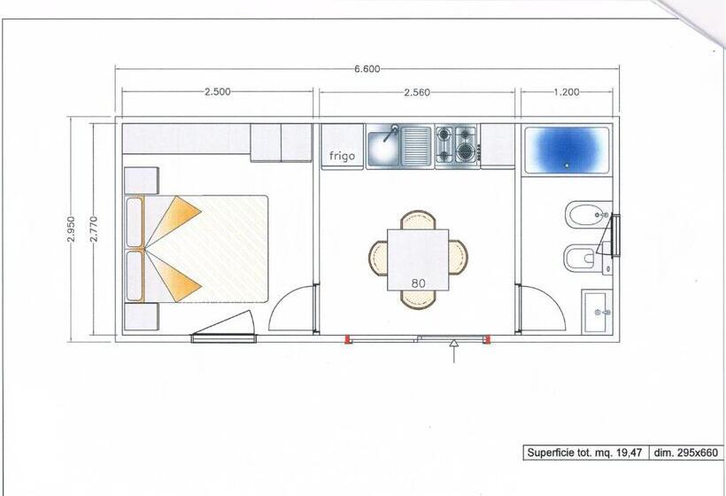 シャレー・スペリアー1寝室, Residence Serrone