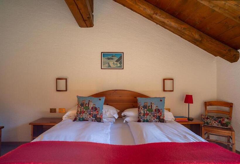 Апартаменты 1 Спальня Нижний Этаж, Residence Monterosa