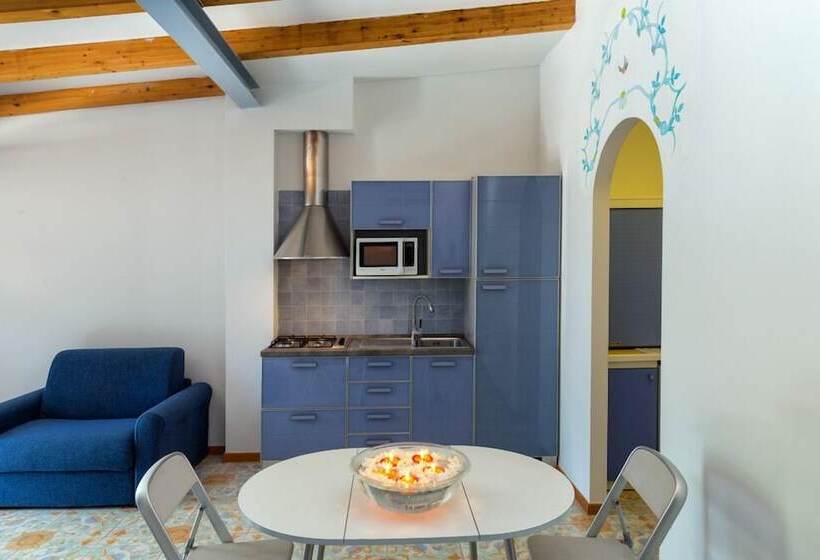 带一卧室的室内套房, Medea Residence Appartamenti Vacanze