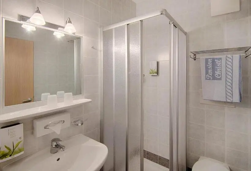 Standard Yhden Hengen Huone Parveke, Pension Christl