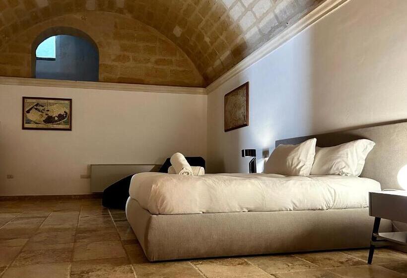 带大床的复式套间, Residence Masseria Santa Lucia
