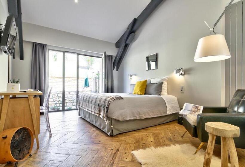 סוויטת ג'וניור נוף לגינה, Le Florida Auberge Contemporaine