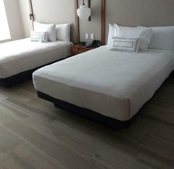 ２ダブルベッドのスタンダードルーム, Fairfield Inn & Suites By Marriott Cancun Airport