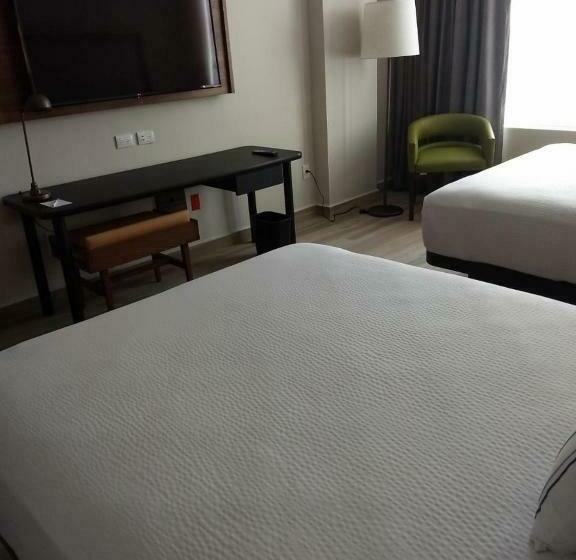２ダブルベッドのスタンダードルーム, Fairfield Inn & Suites By Marriott Cancun Airport