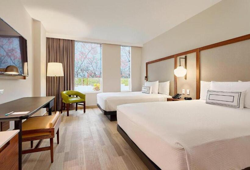 ２ダブルベッドのスタンダードルーム, Fairfield Inn & Suites By Marriott Cancun Airport