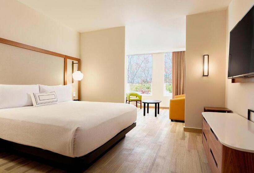 Büyük Çift Kişilik Yataklı Süit, Fairfield Inn & Suites By Marriott Cancun Airport