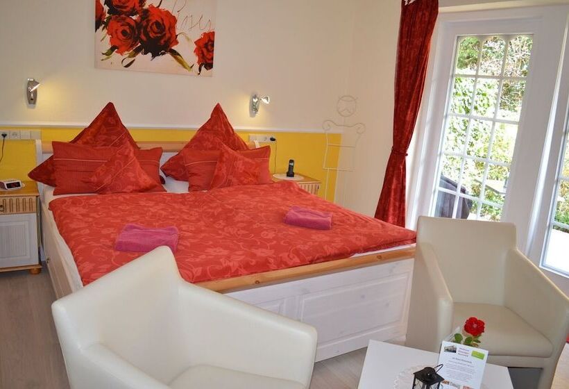 غرفة ديلوكس مزودة بتراس, Landhaus Zum Heidewanderer Mit Thermeplus