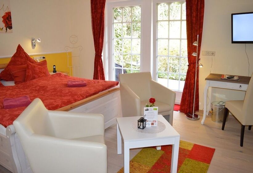 غرفة سوبيريور مزوَّدة بتراس, Landhaus Zum Heidewanderer Mit Thermeplus