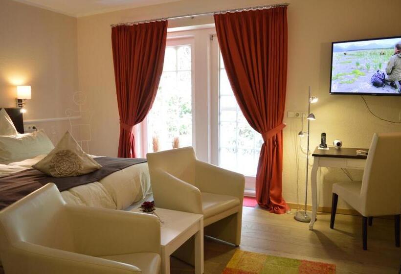 غرفة سوبيريور مزوَّدة بتراس, Landhaus Zum Heidewanderer Mit Thermeplus