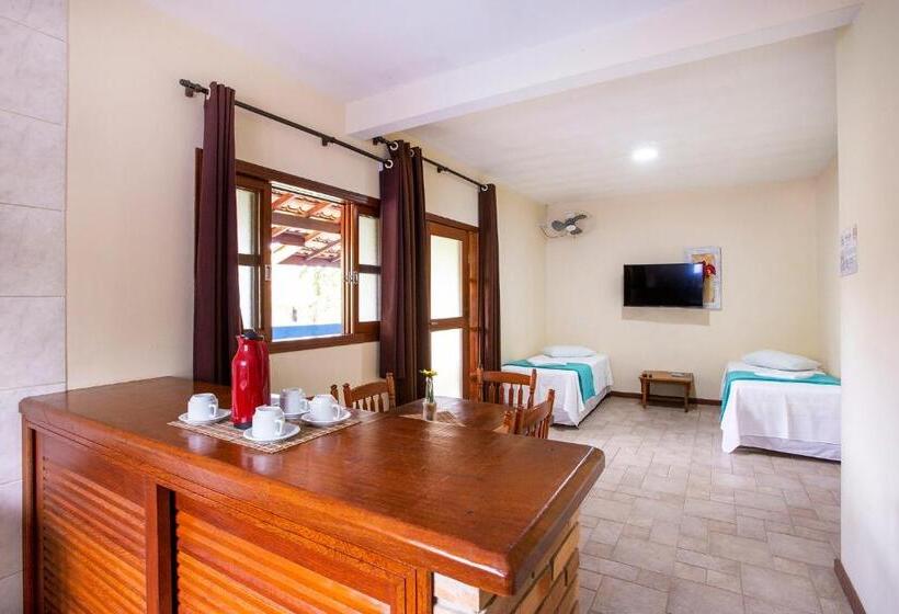 Апартаменты 1 Спальня с Балконом, Pousada Villa Blu Maresias