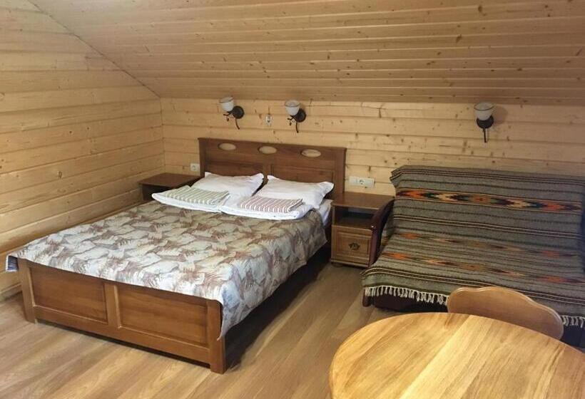 اتاق استاندارد با چشم‌انداز کوهستان, Guesthouse Kolo Druziv