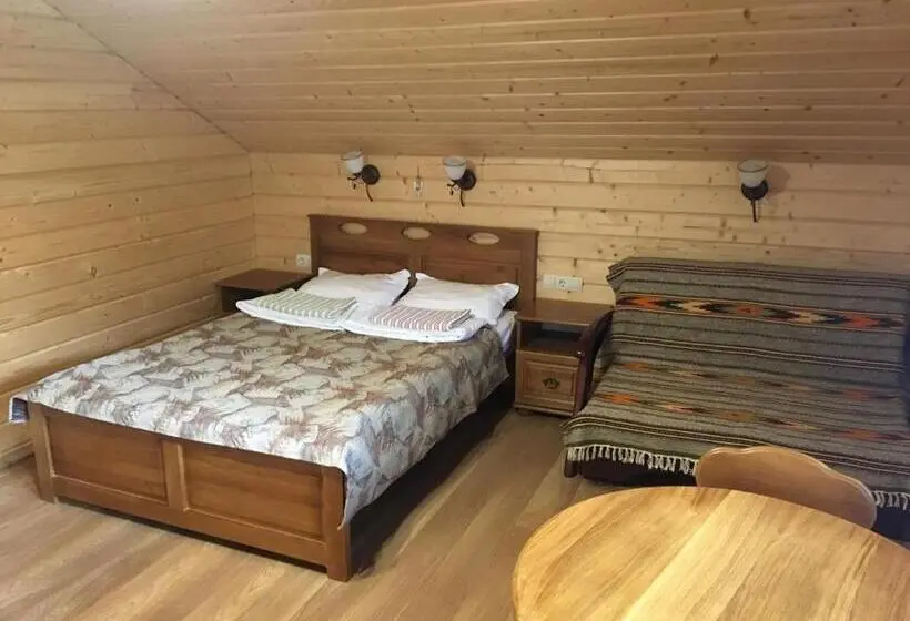 اتاق استاندارد با چشم‌انداز کوهستان, Guesthouse Kolo Druziv