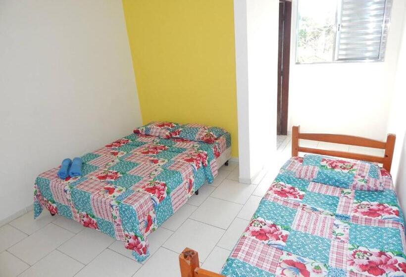 اتاق استاندارد سه نفره, Pousada Canto Verde Itanhaém