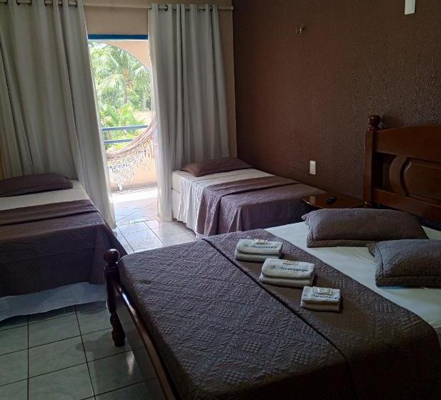 Четырехместный Номер Стандарт с Балконом, Pousada Tartaruga Cumbuco