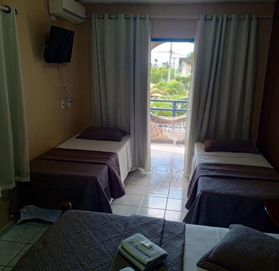 Четырехместный Номер Стандарт с Балконом, Pousada Tartaruga Cumbuco