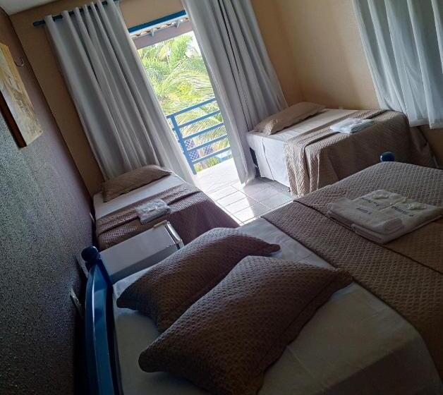 Четырехместный Номер Стандарт с Балконом, Pousada Tartaruga Cumbuco