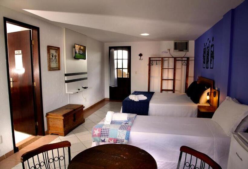 스탠다드 트리플 발코니 룸, Pousada Flor De Penedo