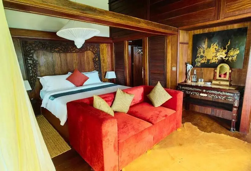 سوئیت جونیور با تراس, Devi Kampot Resort At Phum Kampot