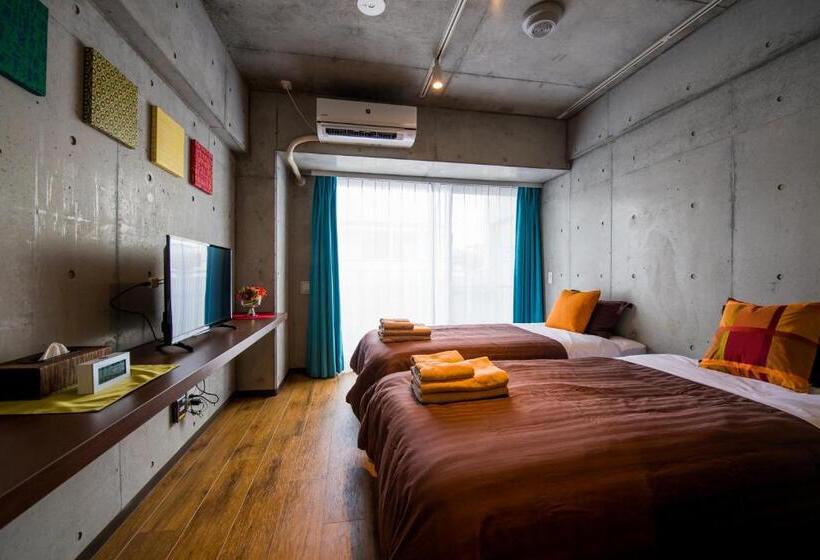 Habitació Estàndard amb Balconada, Pescatore Okinawa