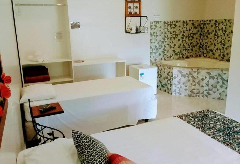 バスタブ付きスタンダードルーム, Pousada Riacho Da Areia