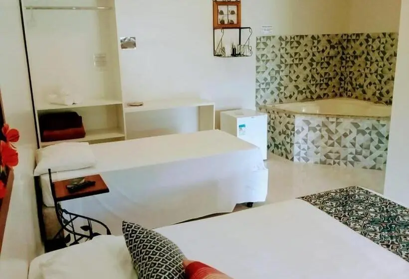 バスタブ付きスタンダードルーム, Pousada Riacho Da Areia