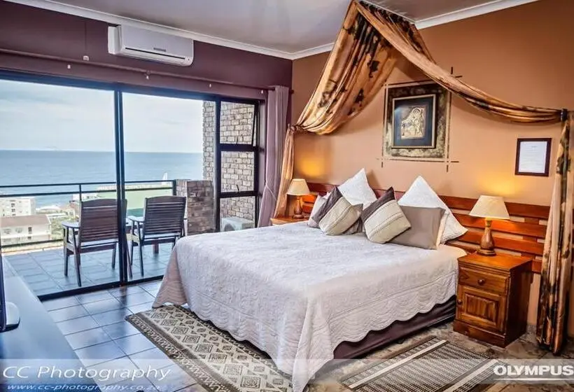 オーシャンビュースタンダードルームバルコニー付き, Albatros Guest House, Margate, South Africa