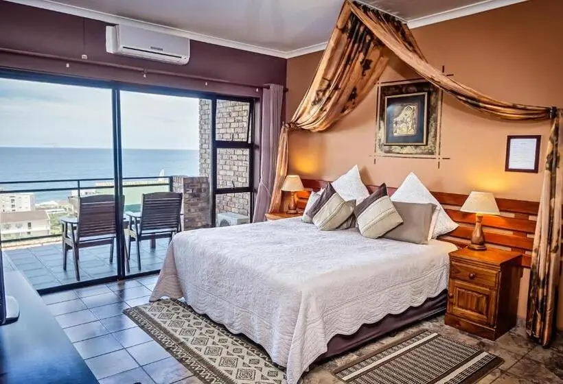 オーシャンビュースタンダードルームバルコニー付き, Albatros Guest House, Margate, South Africa