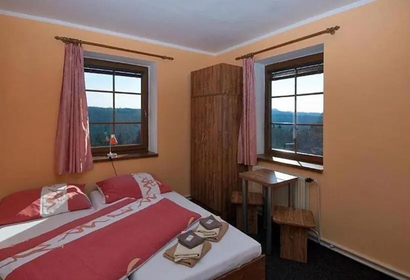 Standard room with outdoor bath, Resort Mezná