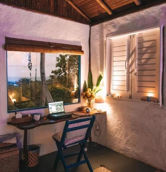 בקתה סטנדרטית עם נוף לים, Eco Pousada Casa Bobô