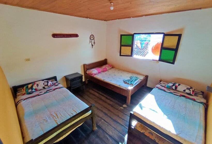 经济四人间 - 带共用浴室, Hostal Bambu