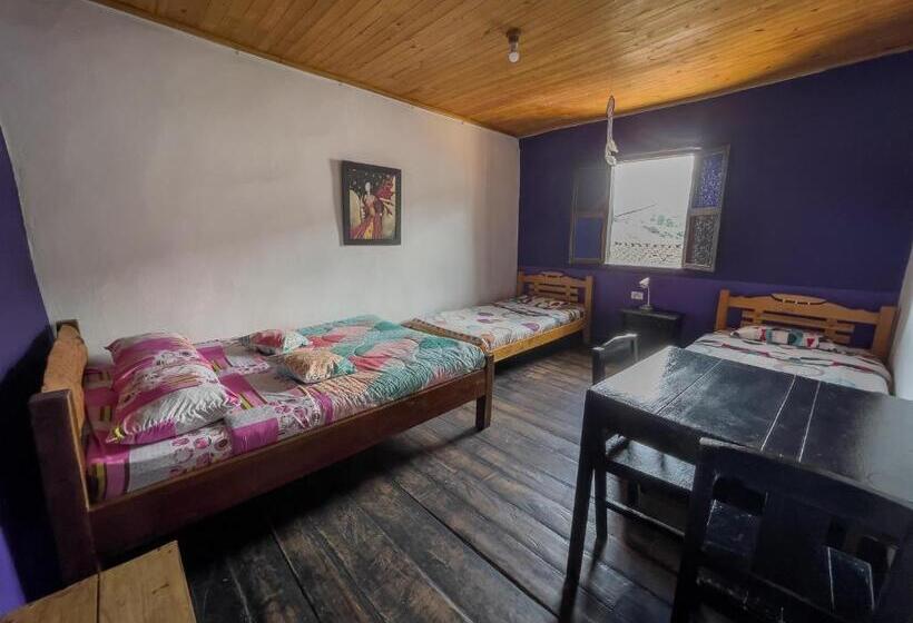 غرفة قياسية رباعية حمام مشترك, Hostal Bambu