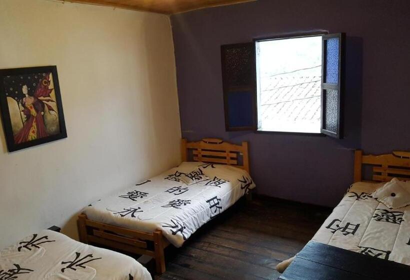 غرفة قياسية رباعية حمام مشترك, Hostal Bambu