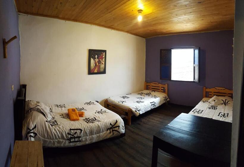 غرفة قياسية رباعية حمام مشترك, Hostal Bambu