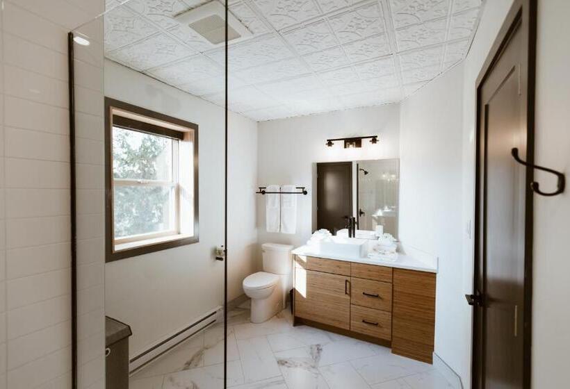 带大床的豪华间, The Flying Steamshovel Inn